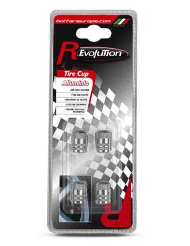 TAPONES VALVULA 4 UNIDADES TIRE CUP...