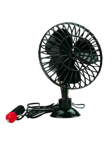 VENTILADOR OSCILANTE 12V. CON VENTOSA