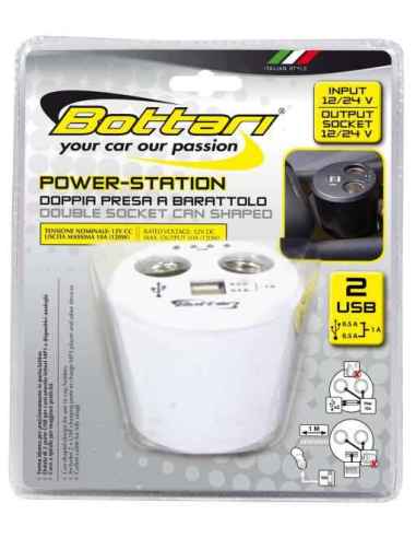 MULTITOMA BOTE 2 TOMAS USB 1 AMP