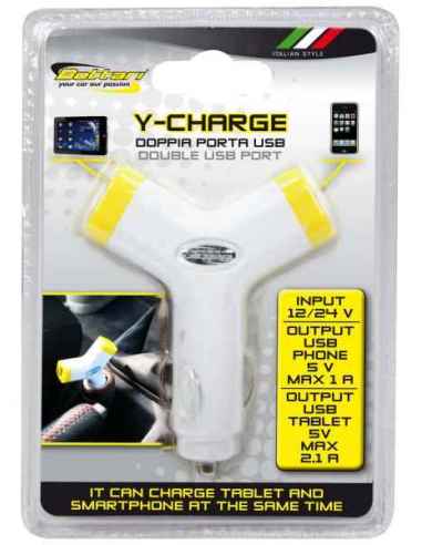 DOBLE PUERTO USB 1 + 2,1 AMP