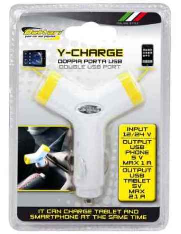 DOBLE PUERTO USB 1 + 2,1 AMP