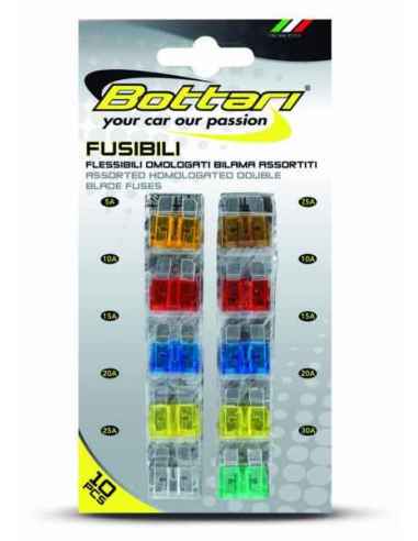 FUSIBLES LAMINARES 10 UNIDADES