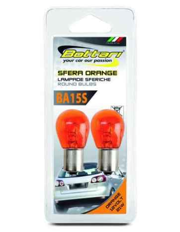 LAMPARA 12V - 21W BA15S ORANGE