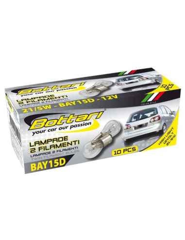 LAMPARAS 12V 5/21W BAY15D CAJA 10...