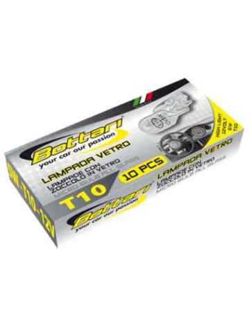 LAMPARAS 12V 5W T10 CAJA 10 UNIDADES