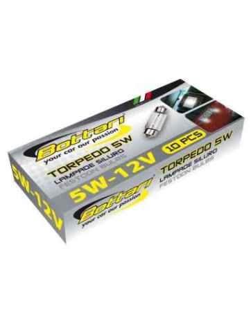 LAMPARAS 12V 5W CAJA 10 UNIDADES