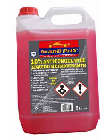 Anticongelante 10% 5L (Verde/Rosa)