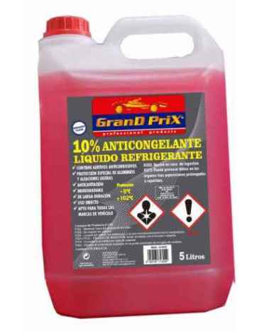 Anticongelante 10% 5L (Verde/Rosa)