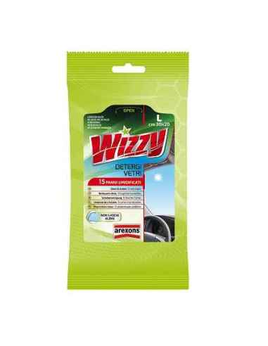 WIZZY LIMPIADOR DE VIDRIO - 15 PCS