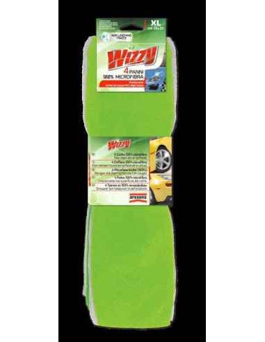 WIZZY PAÑOS 100% MICROFIBRA - 4 PCS