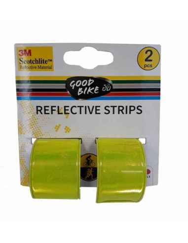 TIRAS REFLECTENTES AMARILLO  3X39CM....