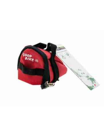 BOLSA BICI BAJOSILLIN FABRICADO EN POLYESTER OXFORD IMPERMEABLE. 15X8X6