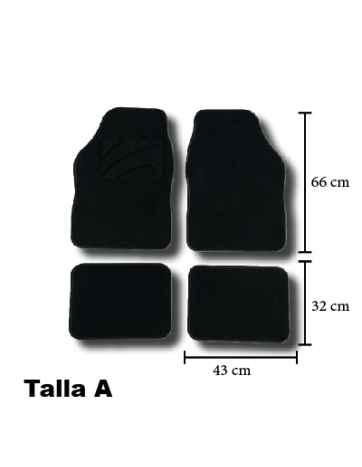 Alfombrillas semimedida Por tallas - Calidad Eco