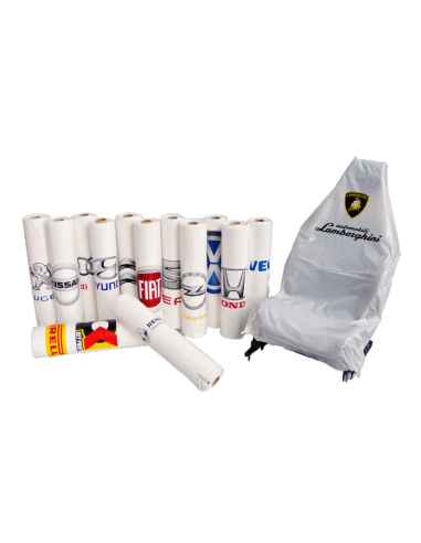 fundas de asiento con logo