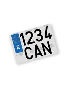 Placa de motocicleta...