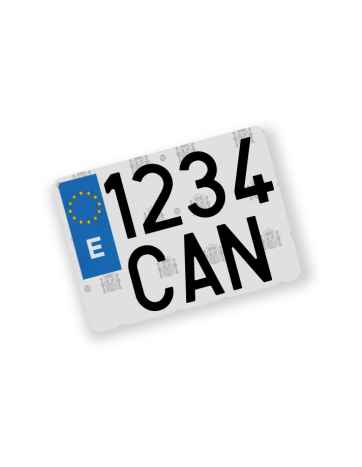 Placa motocicleta homologadaa Placa motocicleta homologadaa