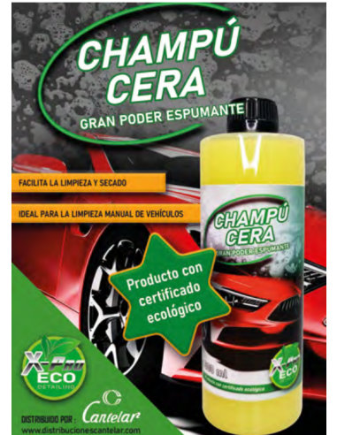 Champu concentrado con cera barato para coches