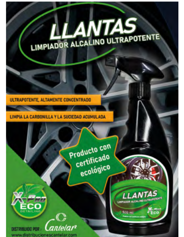 Limpiallantas ultra potente para coches formato pequeño economico