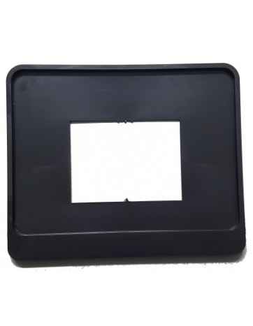 Portamatriculas plastico negro motocicleta