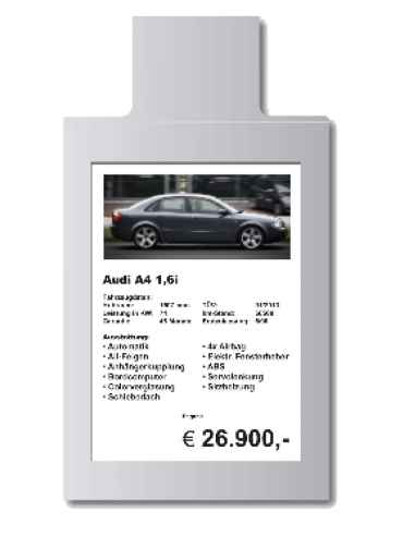 Portaprecios Parasol