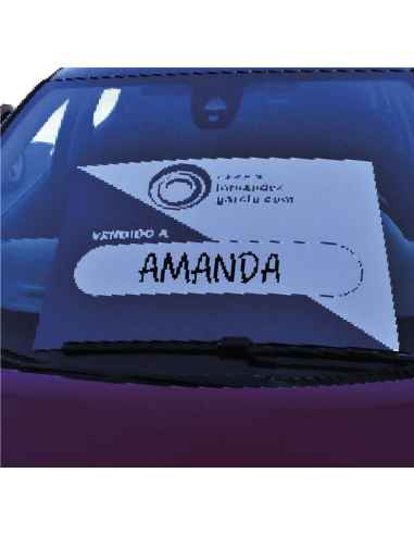 Cartel personalizado PVC