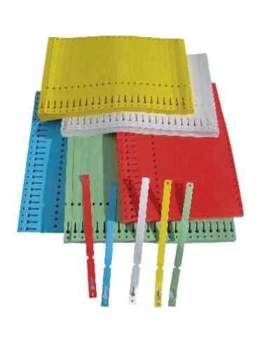 llaveros cinta de colores