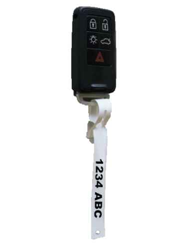 llaveros cinta blanco