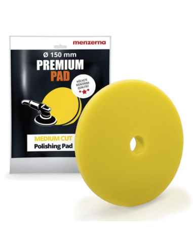 Menzerna Medium Cut Pad Ø 150 AMARILLA