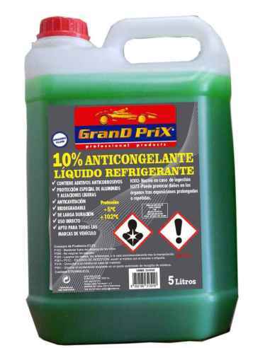 Anticongelante 10% 5L (Verde/Rosa)