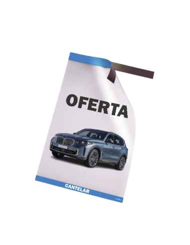 Poster Electroestatico para Escaparate Vertical (50x70cm, 70x100cm, A0)