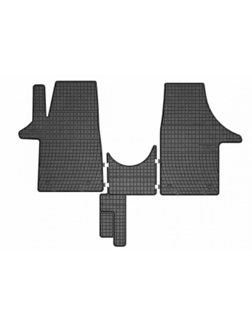 Alfombrillas de goma para Volkswagen Transporter T5 - 1ERA FILA (2003-2015) - FGD0073
