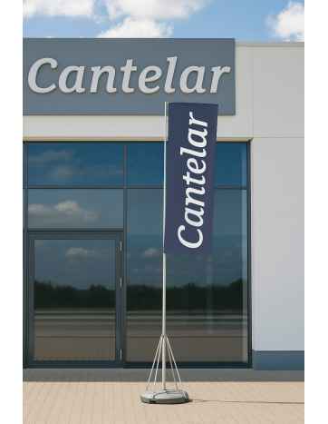 mastil de aluminio desmontable