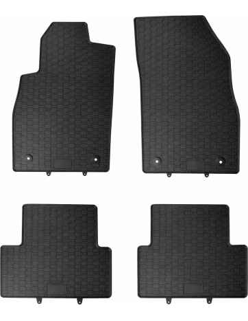 Alfombrillas de goma a medida Opel Astra J 2009-2019, juego 4 piezas