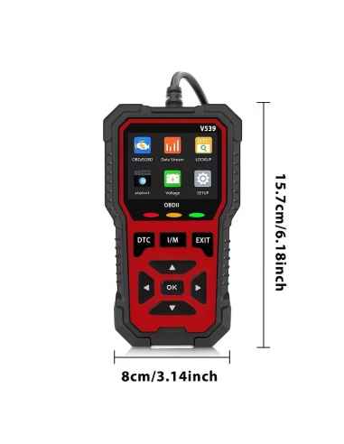 Herramienta de diagnosis OBDII para borrar fallos de motor