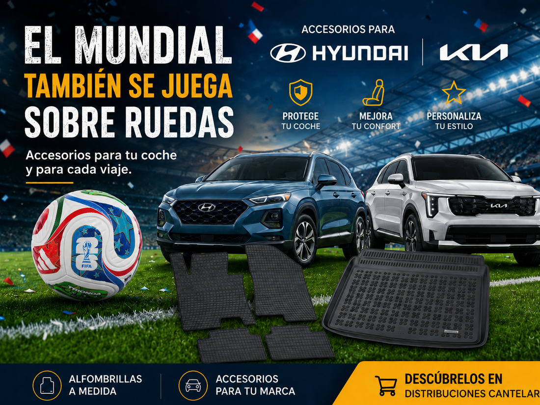 Accesorios de coche para vivir el Mundial
