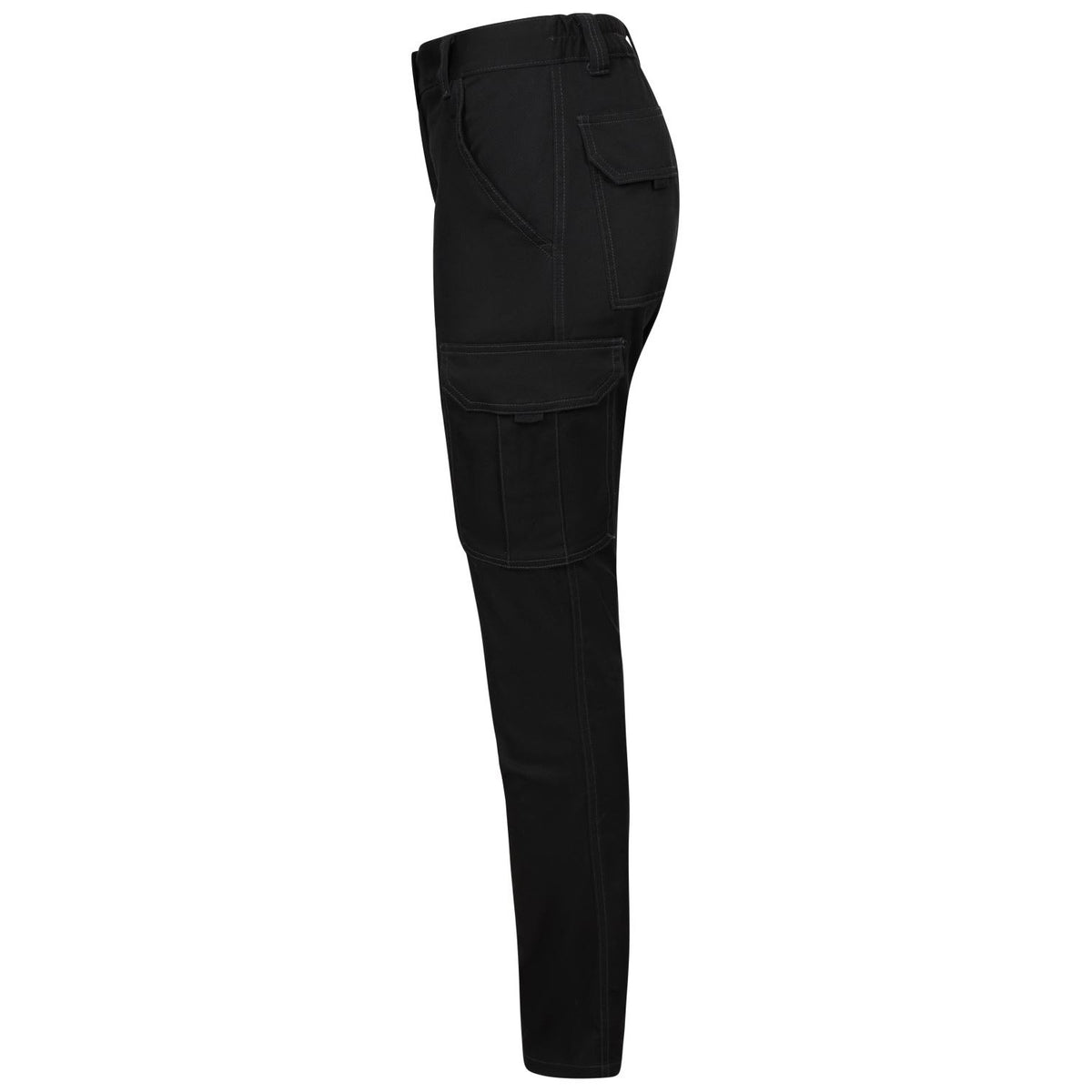 Pantalón de trabajo stretch multibolsillos mujer Velilla 103002SW - Negro (3)
