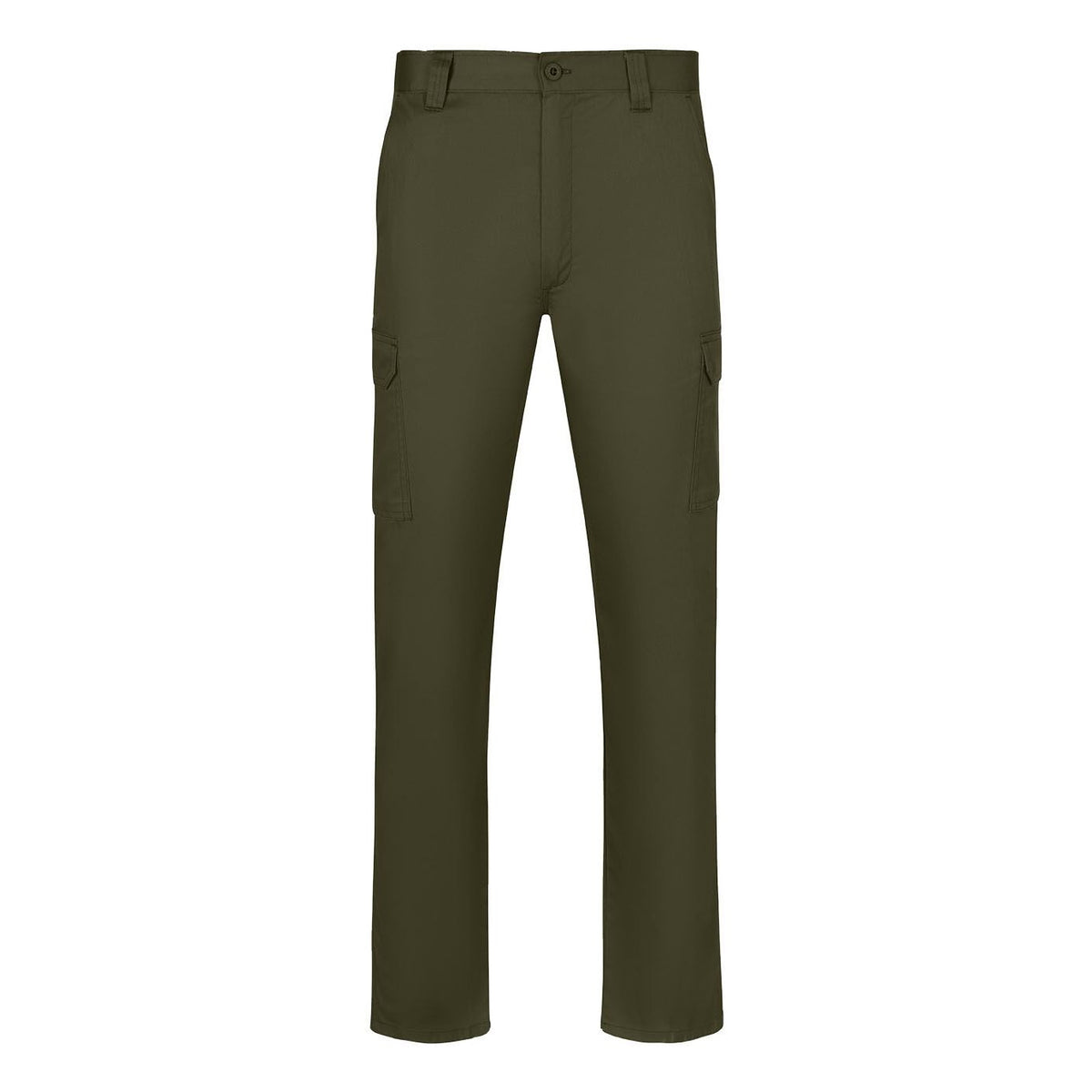 Pantalón de trabajo multibolsillos slim fit Velilla READY 103026 - Verde caza