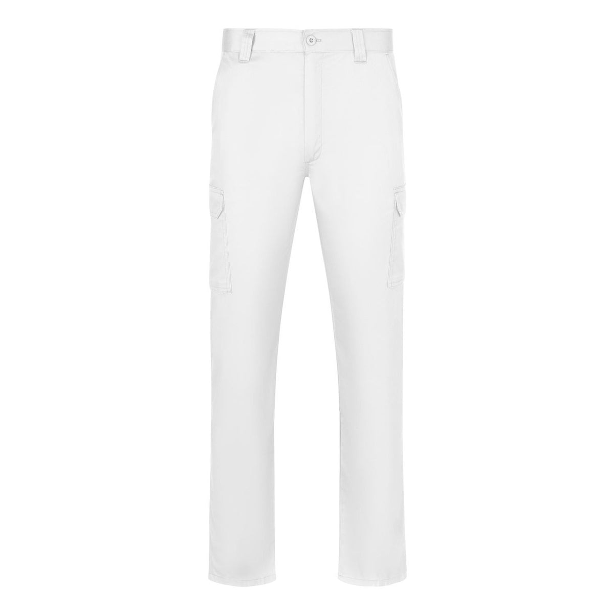Pantalón de trabajo multibolsillos slim fit Velilla READY 103026 - Blanco
