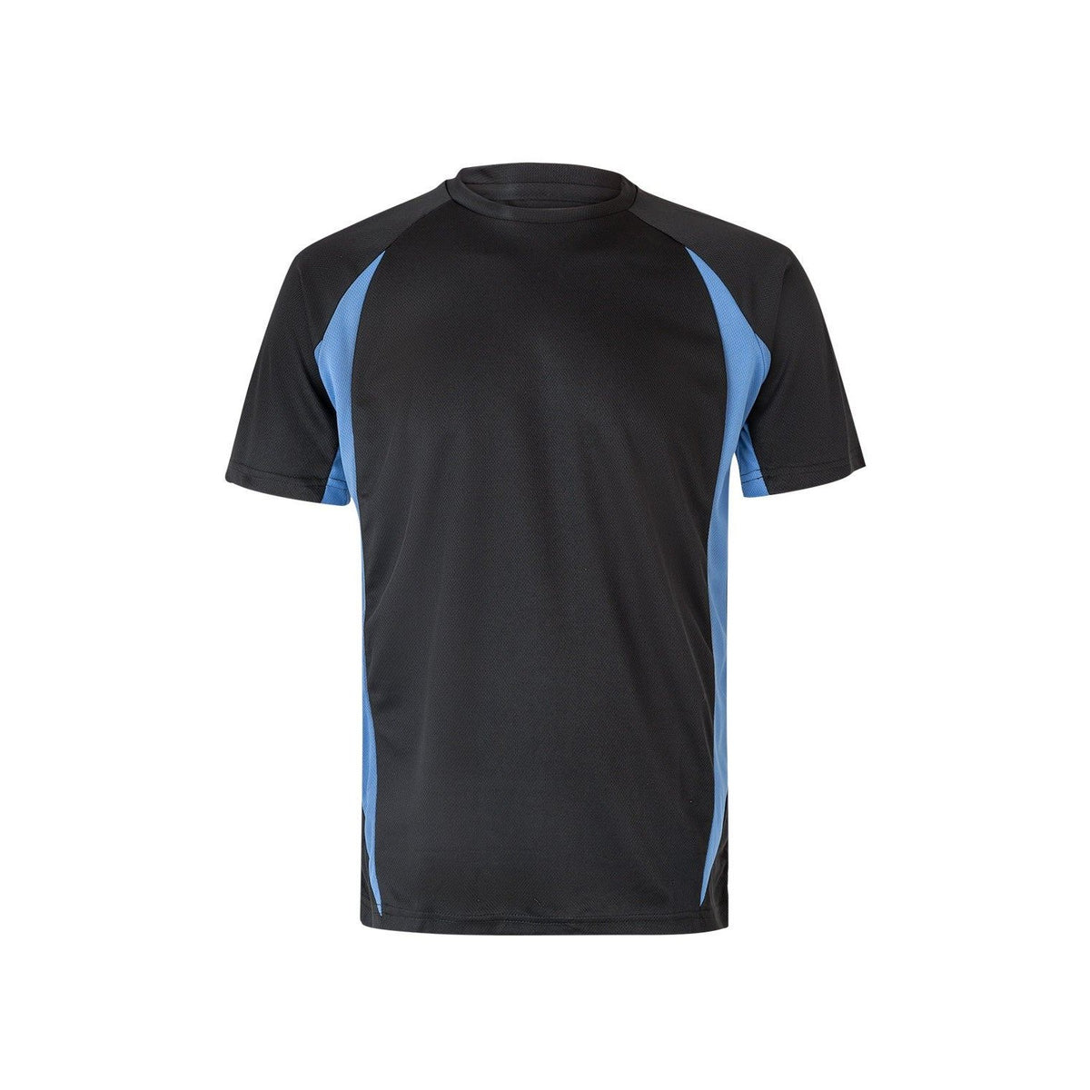 Camiseta técnica de trabajo bicolor Velilla 105501 - Negro / celeste