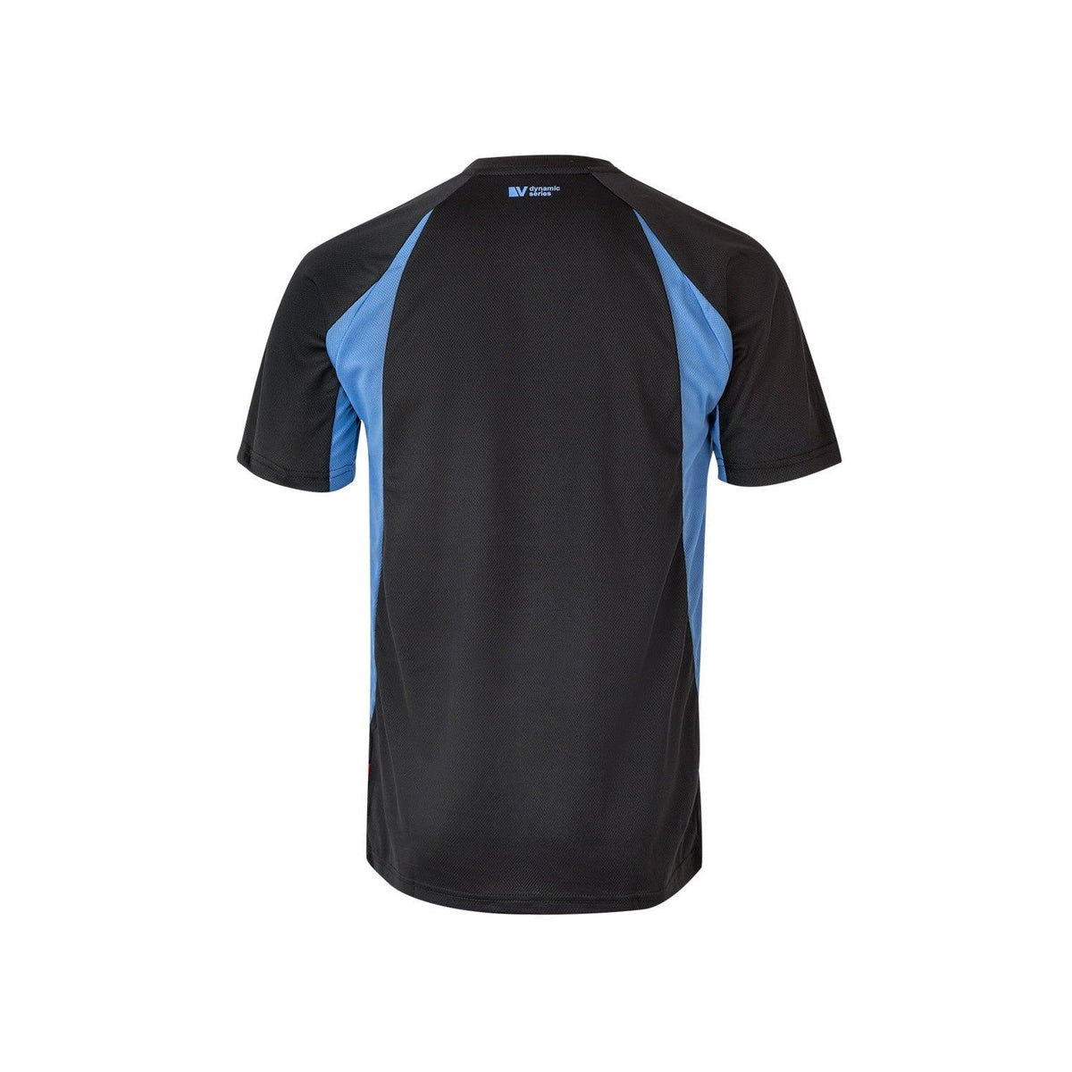Camiseta técnica de trabajo bicolor Velilla 105501 - Negro / celeste (2)