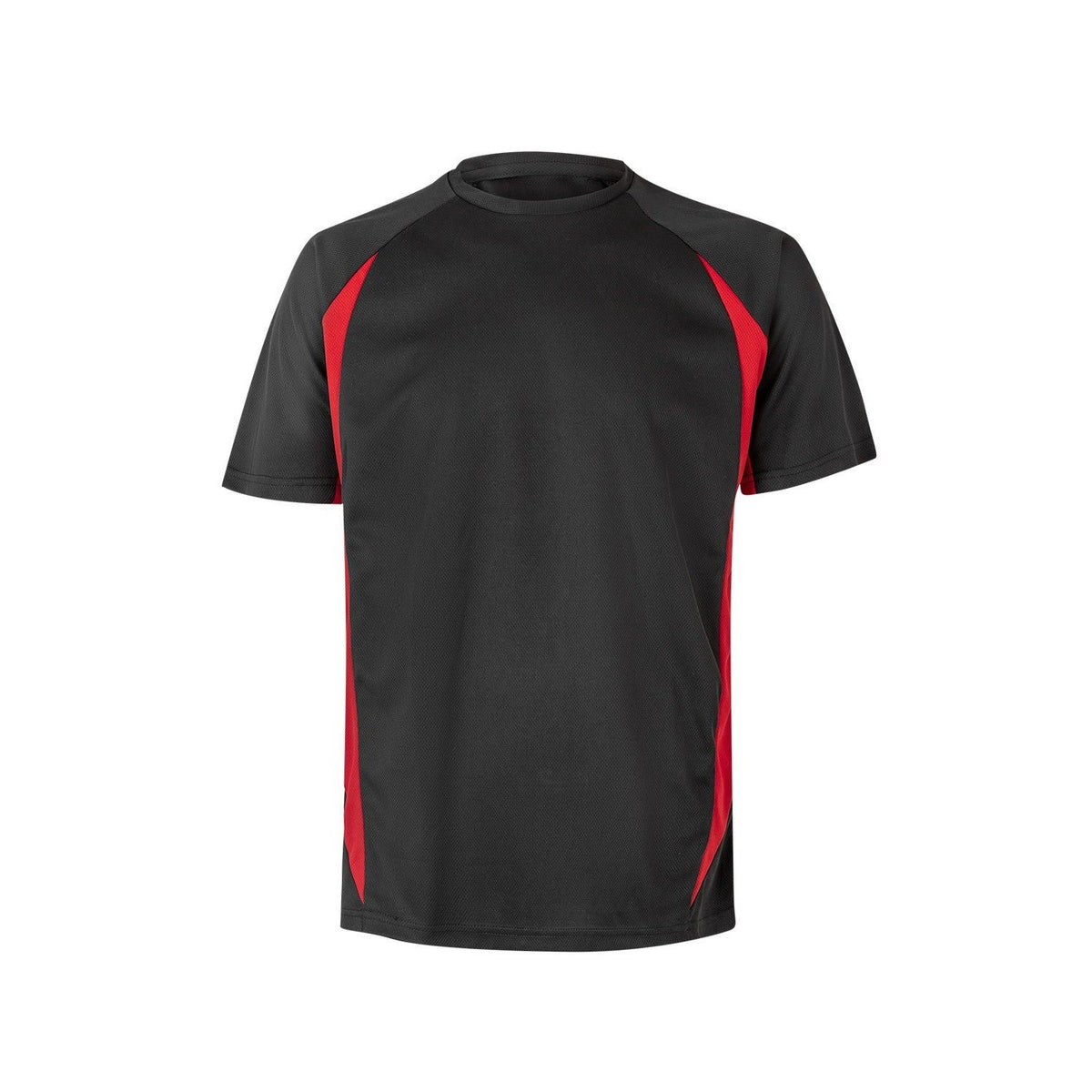 Camiseta técnica de trabajo bicolor Velilla 105501 - Negro / rojo