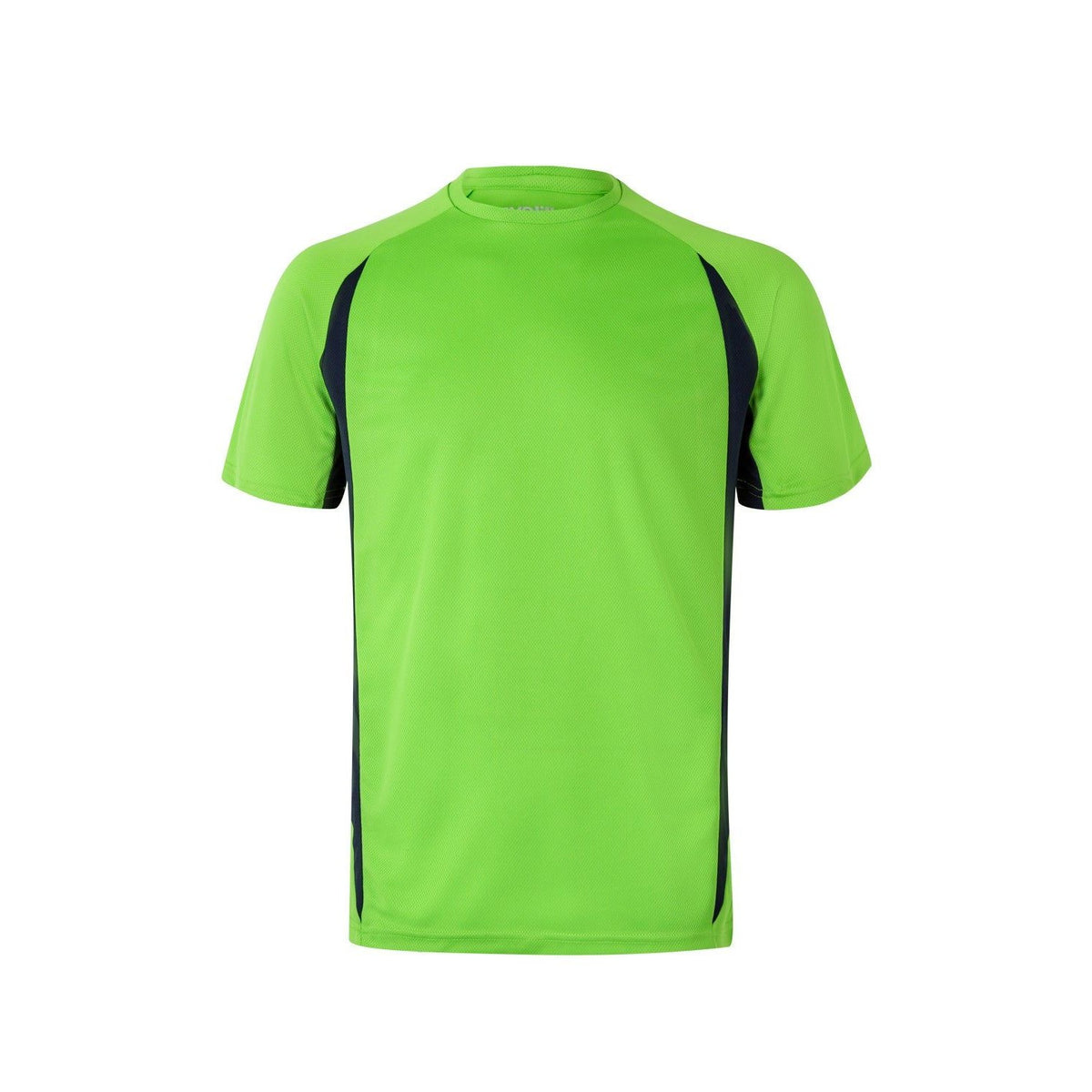 Camiseta técnica de trabajo bicolor Velilla 105501 - Verde lima / azul navy