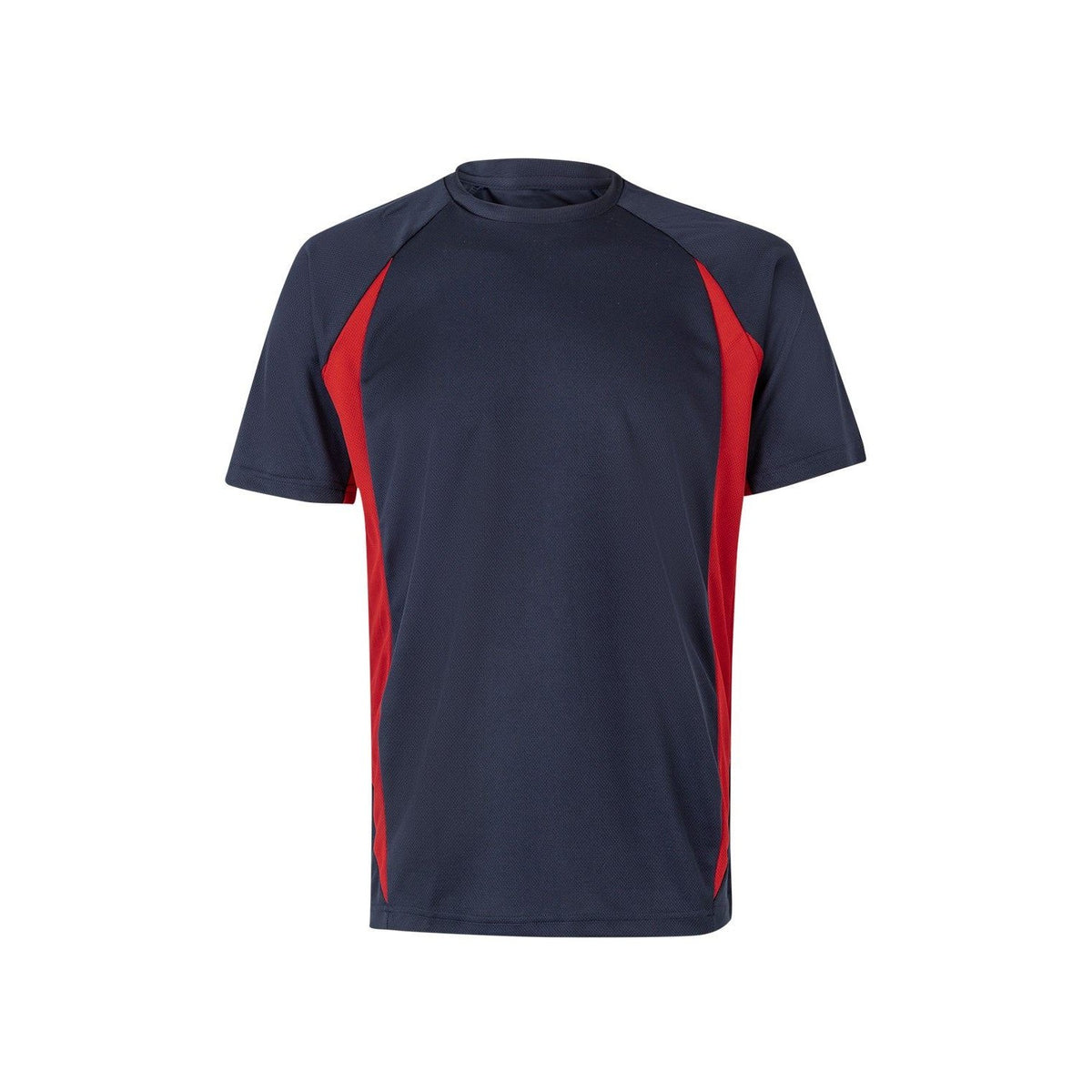 Camiseta técnica de trabajo bicolor Velilla 105501 - Azul navy / rojo