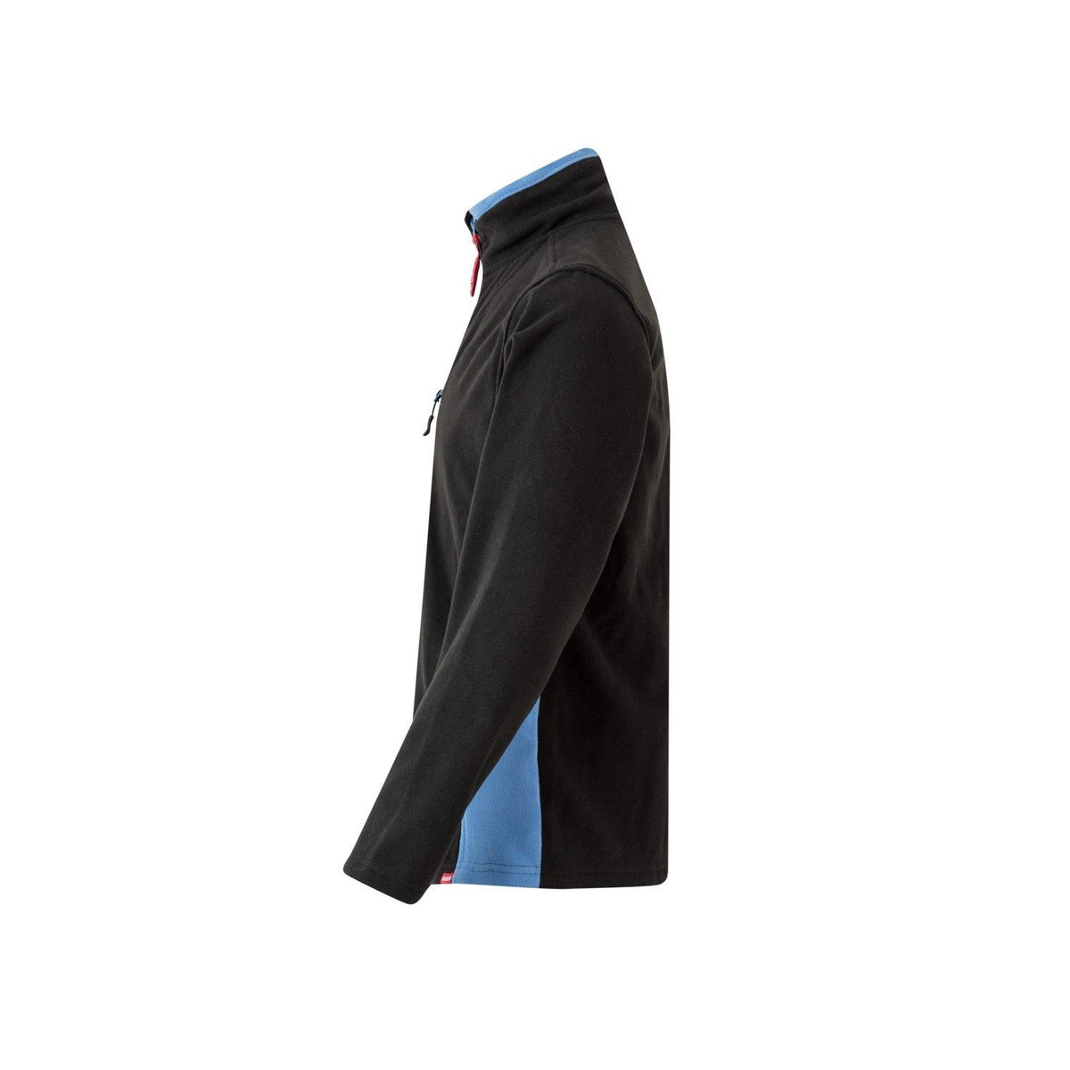Chaqueta polar de trabajo bicolor Velilla 201504 - Negro / celeste (3)
