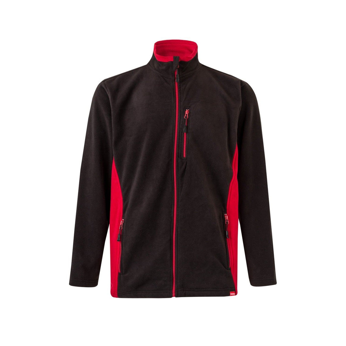 Chaqueta polar de trabajo bicolor Velilla 201504 - Negro / rojo