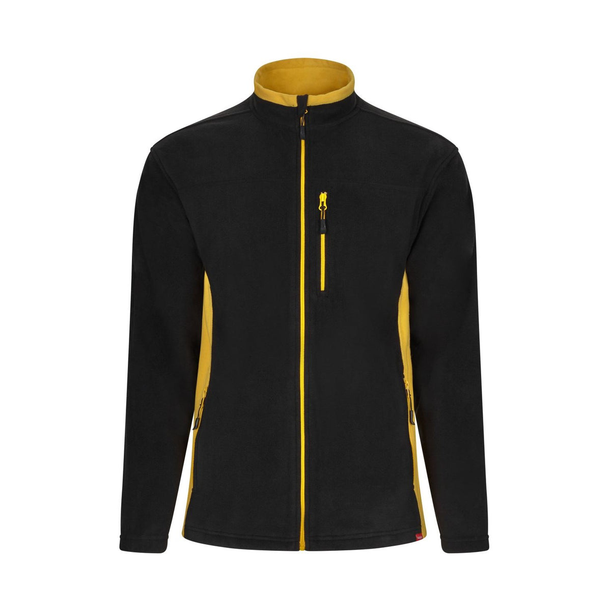Chaqueta polar de trabajo bicolor Velilla 201504 - Negro / amarillo