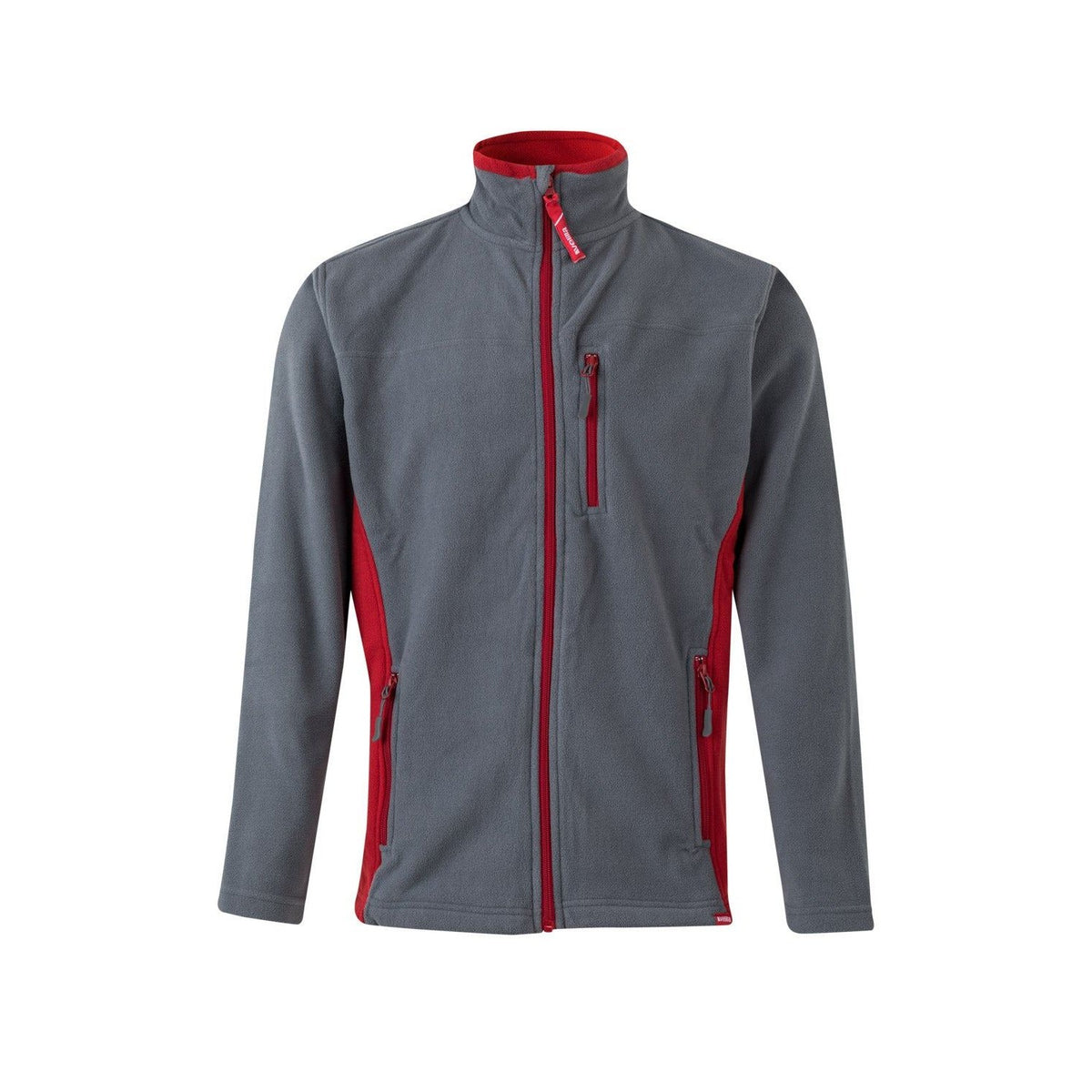 Chaqueta polar de trabajo bicolor Velilla 201504 - Gris / rojo