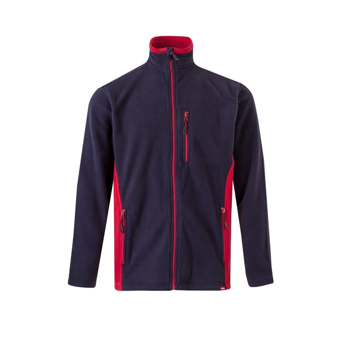 Chaqueta polar de trabajo bicolor Velilla 201504 - Azul navy / rojo
