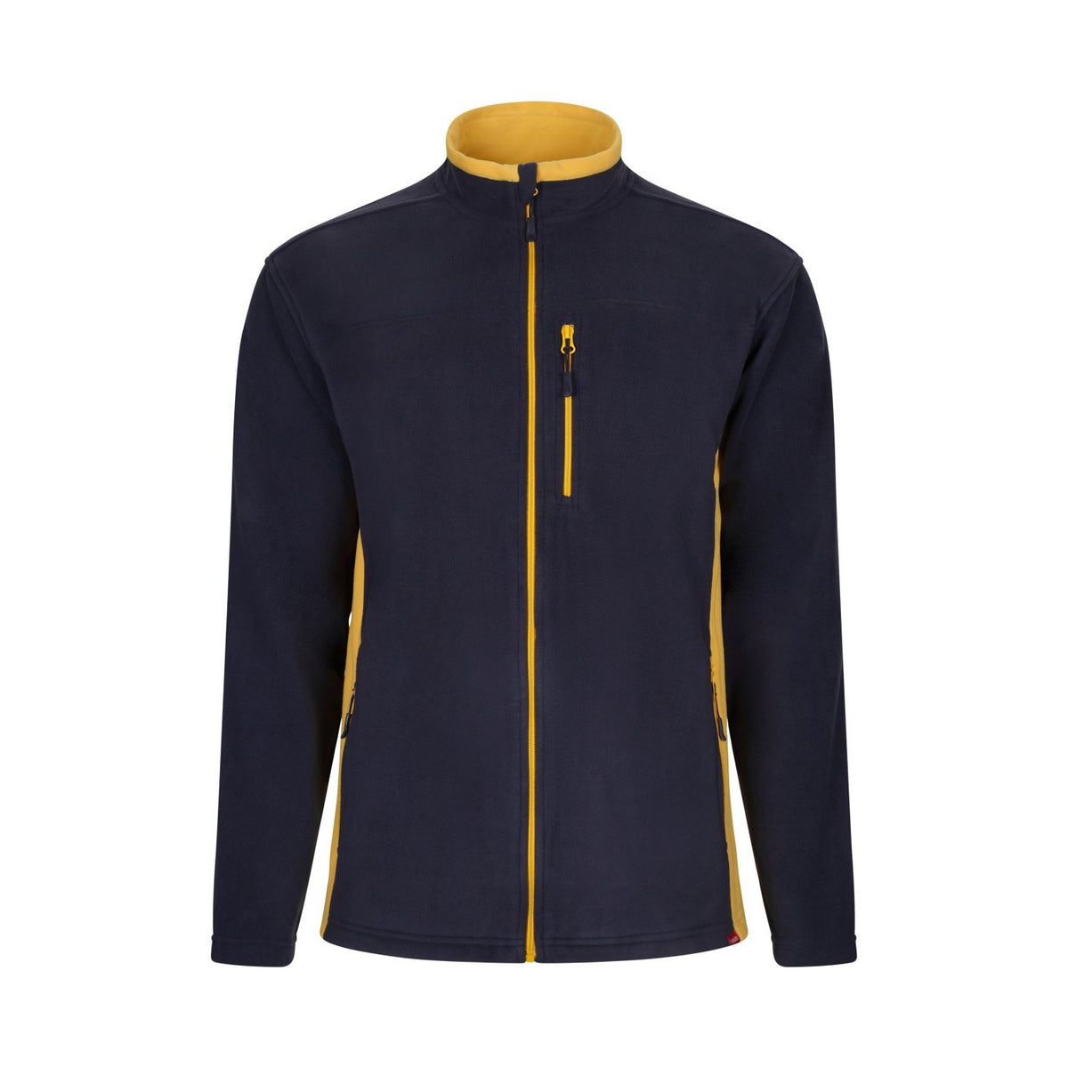 Chaqueta polar de trabajo bicolor Velilla 201504 - Azul navy / amarillo