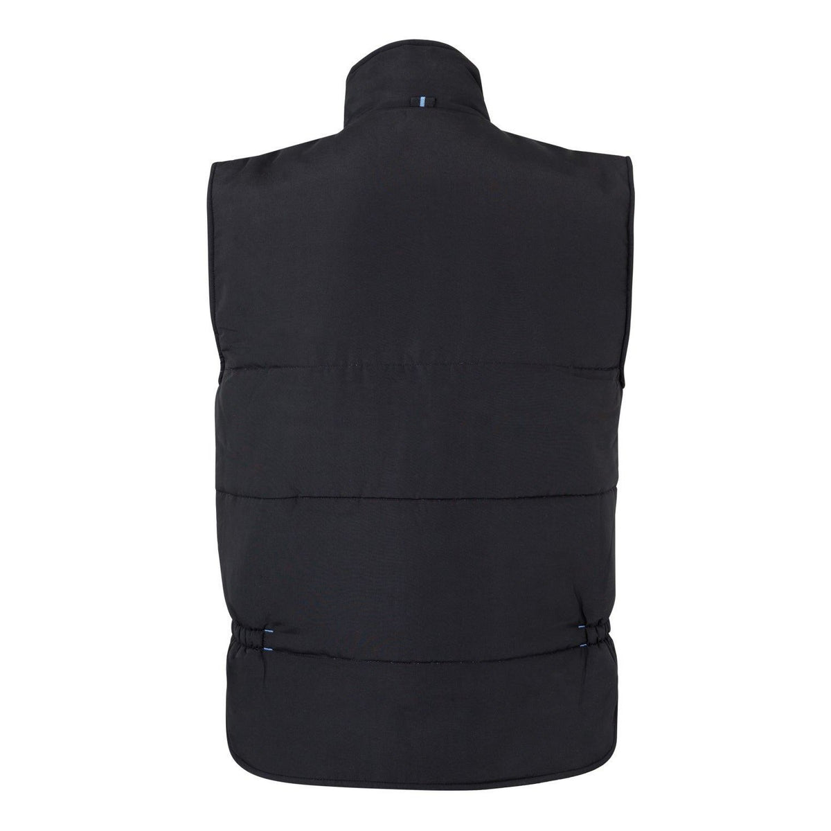 Chaleco de trabajo acolchado bicolor multibolsillos Velilla 205902 - Negro / celeste (2)